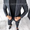 Sacou barbati gri slim fit B2516 P20-2.2-Sacouri barbati