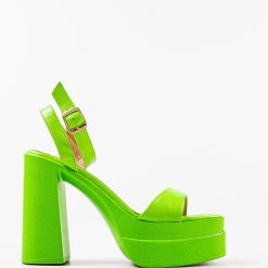Sandale cu toc Ward Verzi 2