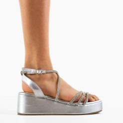 Sandale dama Okel Argintii 1