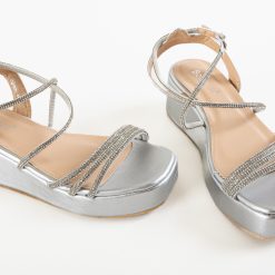 Sandale dama Okel Argintii 4