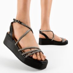 Sandale dama Okel Negre 2