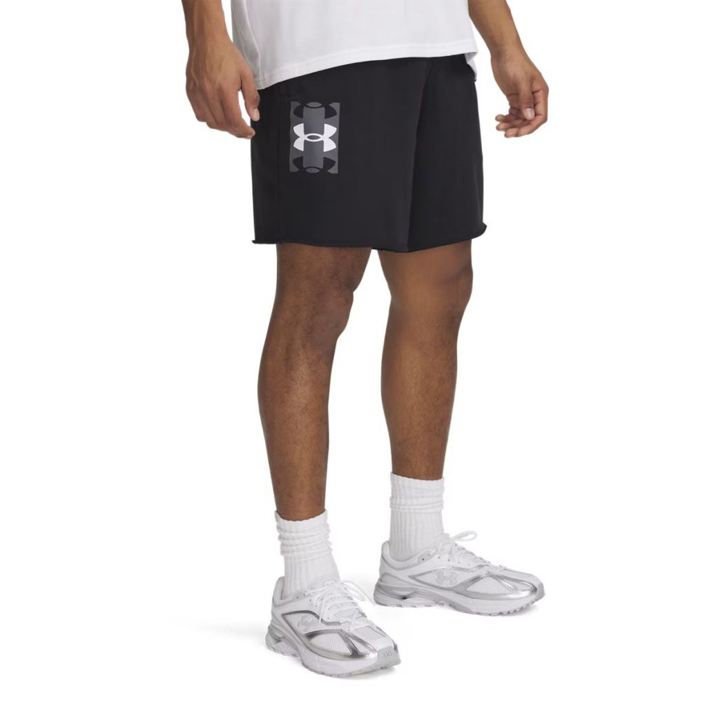 Short UNDER ARMOUR pentru barbati RIVAL TERRYLOGO8INSHORT - 1390147001-Imbracaminte-Shorturi