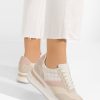 Sneakers cu platforma Cameda bej-Sneakers cu platforma-Sneakers cu platforma