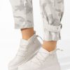 Sneakers cu platformă Eillia bej-Sneakers cu platforma-Sneakers cu platforma