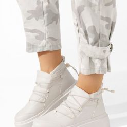 Sneakers cu platformă Eillia bej-Sneakers cu platforma-Sneakers cu platforma