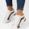 Sneakers dama Ateliana V5 albi-Sneakers dama-Sneakers dama
