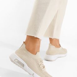 Sneakers dama Drosa bej-Sneakers dama-Sneakers dama