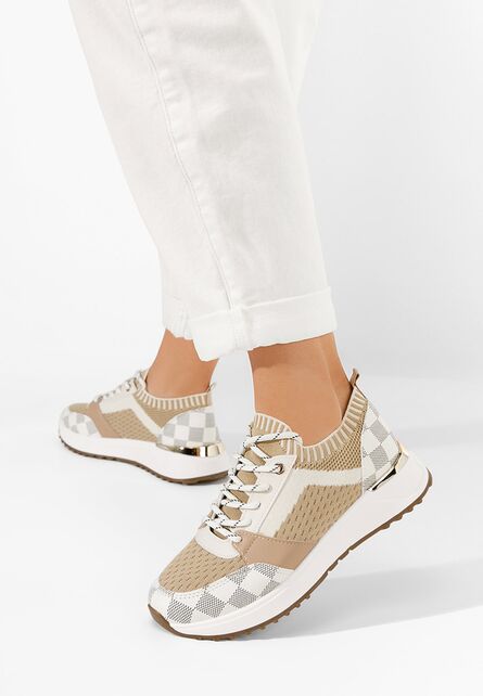 Sneakers dama Loresa kaki-Sneakers dama-Sneakers dama