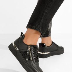 Sneakers dama Tenesca negri-Sneakers dama-Sneakers dama