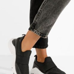 Sneakers dama Zaliana negri-Sneakers dama-Sneakers dama
