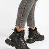 Sneakers dama imblaniti Vincia negri-Sneakers dama-Ghete Dama