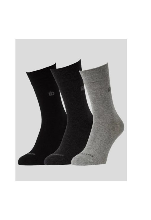 Sosete Basic 3 Pack Socks - Negru/Gri - Unisex-FEMEI-IMBRACAMINTE/Dresuri si sosete