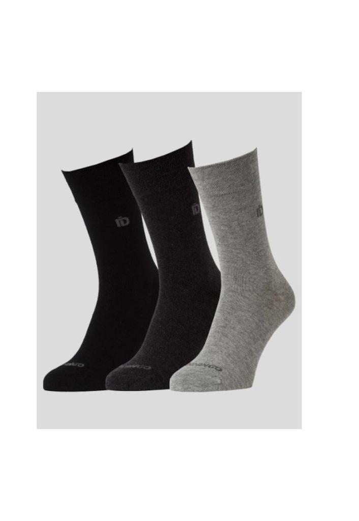 Sosete Basic 3 Pack Socks - Negru/Gri - Unisex-FEMEI-IMBRACAMINTE/Dresuri si sosete