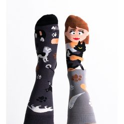 Sosete colorate cu pisicute Nanushki Caterina Petlova-FEMEI