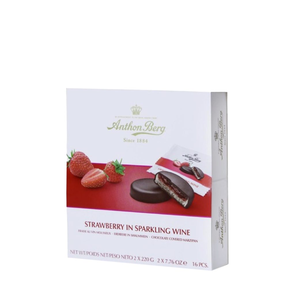 Strawberry in sparkling wine 440 gr-Dulciuri-Praline