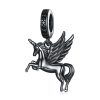 Talisman din argint Black Pegasus-Talismane >> Talismane din Argint (toate)
