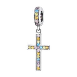 Talisman din argint Colour Cross-Talismane >> Talismane din Argint (toate)