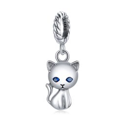 Talisman din argint Cute Kitty-Talismane >> Talismane din Argint (toate)