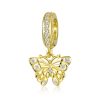 Talisman din argint Golden Glamour Butterfly-Talismane