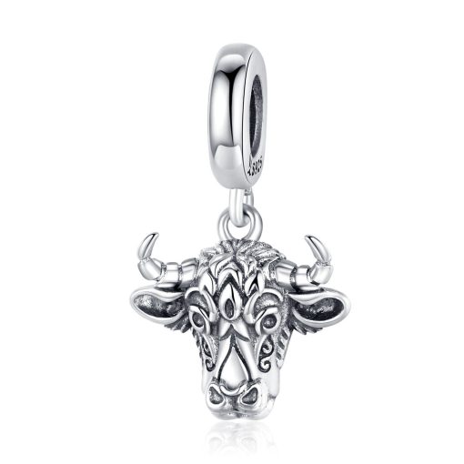 Talisman din argint Mandala Bull-Talismane >> Talismane din Argint (toate)