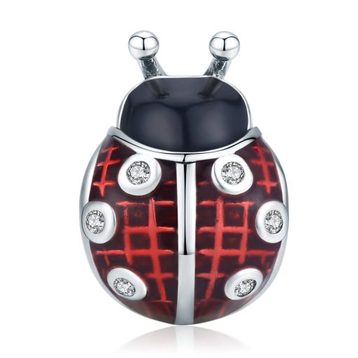 Talisman din argint Minimalist Ladybug-Talismane >> Talismane din Argint (toate)