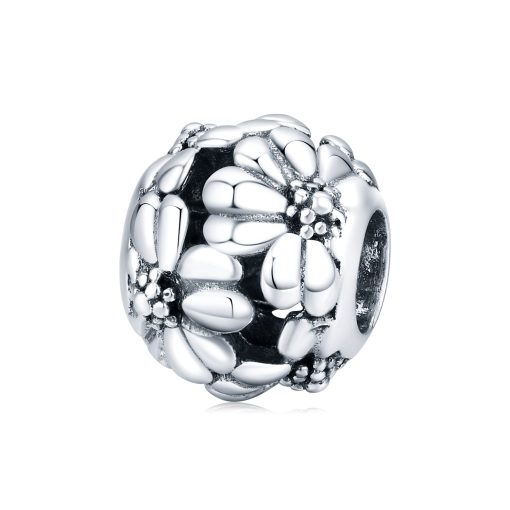 Talisman din argint Silver Flowers Bead-Talismane