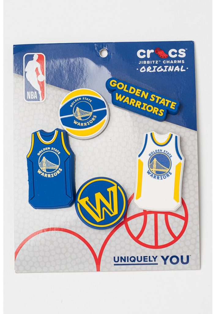 Talismane pentru saboti Jibbitz Golden State Team-FETE-IMBRACAMINTE/Pijamale si halate de baie