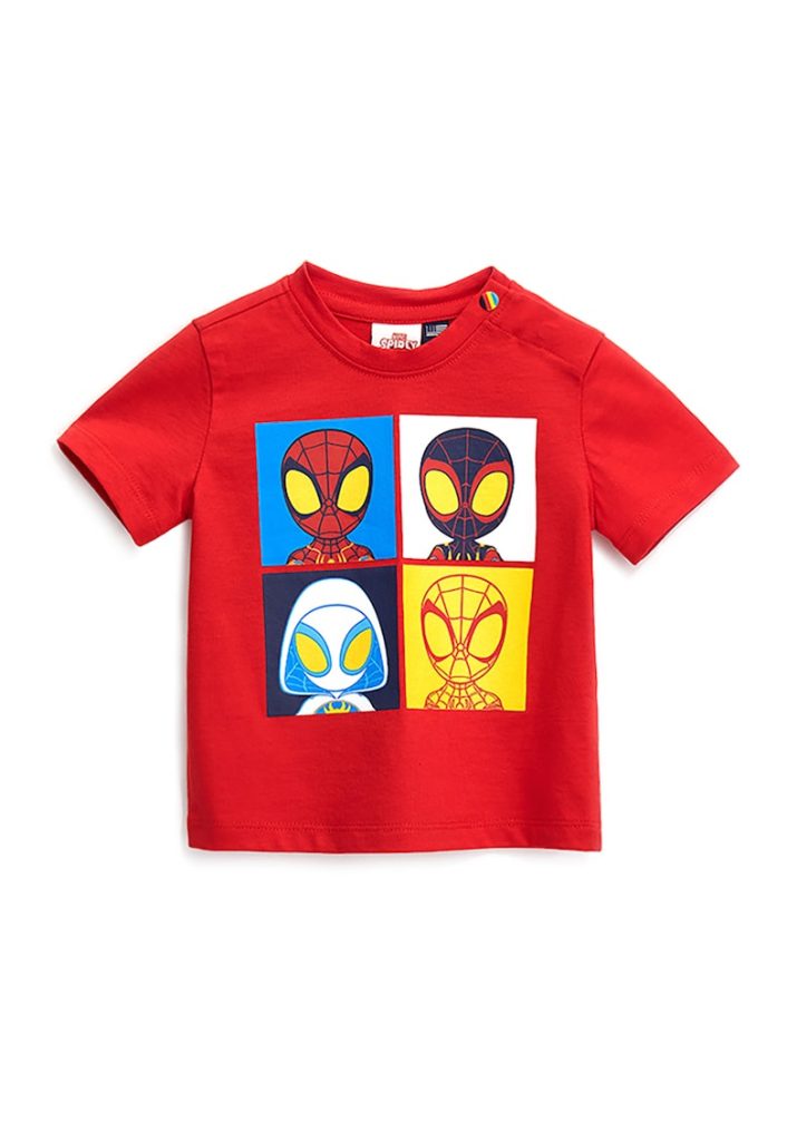 Tricou de bumbac cu imprimeu Spider-Man-BAIETI-IMBRACAMINTE/Tricouri si maiouri