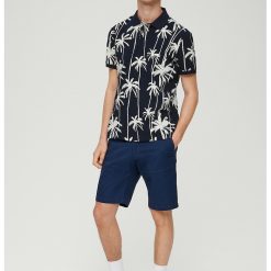 Tricou polo cu imprimeu tropical-BARBATI-IMBRACAMINTE/Tricouri si maiouri