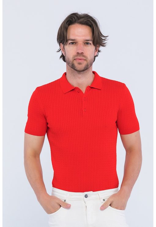 Tricou polo elastic-BARBATI-IMBRACAMINTE/Tricouri si maiouri