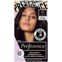 Vopsea de par permanenta cu amoniac Preference Vivid Colours 2.013 Deep Black - 204 ml-FEMEI-GENTI SI ACCESORII/Produse cosmetice