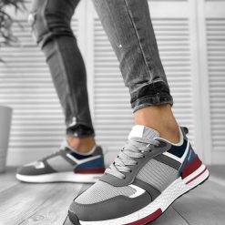 Adidasi barbati casual gri  B017  N1-4-Incaltaminte > Adidasi barbati