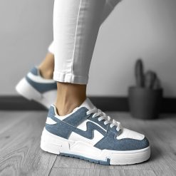 Adidasi dama casual albastri  209 T3-3-Incaltaminte > Incaltaminte dama > Adidasi dama