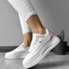 Adidasi dama casual cu talpa inalta  roz CL2403 T5-1-Incaltaminte > Incaltaminte dama > Adidasi dama
