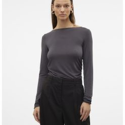 Bluza cu decolteu barcuta Eliana-FEMEI-
