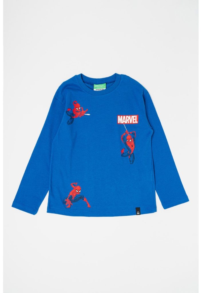 Bluza de bumbac cu imprimeu Spider-Man-BAIETI-