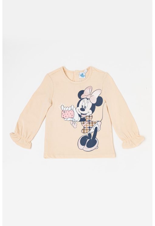 Bluza din amestec de bumbac cu Minnie Mouse-FETE-