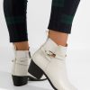 Botine cu toc gros Odelina bej-Botine cu toc-Botine cu toc