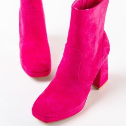 Botine dama Abbey Fuchsia 4