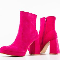 Botine dama Abbey Fuchsia 6