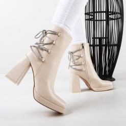 Botine dama Beattie Bej 2