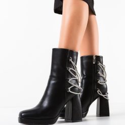 Botine dama Beattie Negre 2