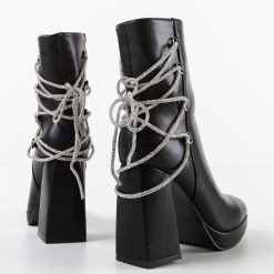 Botine dama Beattie Negre 4