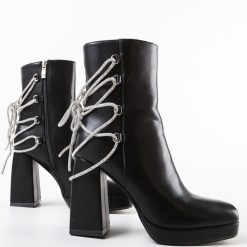 Botine dama Beattie Negre 5