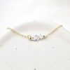 Bratara Fior al Copilariei - Model Fetita cu Diamant natural - Argint 925 & Argint placat cu Aur Galben 18K-Colectii >> FIOR