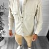 Camasa barbati casual bej 12910  K9-Camasi barbati