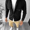 Camasa barbati casual neagra 12910  k9-Camasi barbati