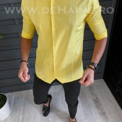 Camasa barbati galbena slim fit B1318   i5-4.3-Camasi barbati