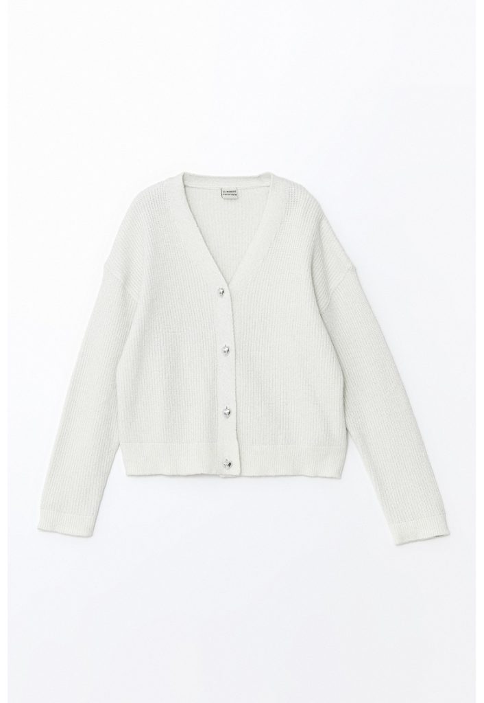 Cardigan uni din tricot-FETE-