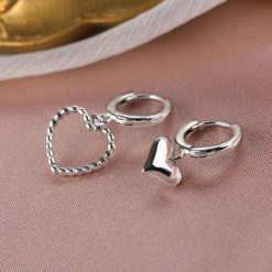 placati cu rodiu-Bijuterii argint dama-Cercei argint dama 